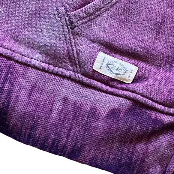 Ralph Lauren Cheer Letterman Zip-up Hoodie Kids Sz XL (16) - Picture 4 of 8